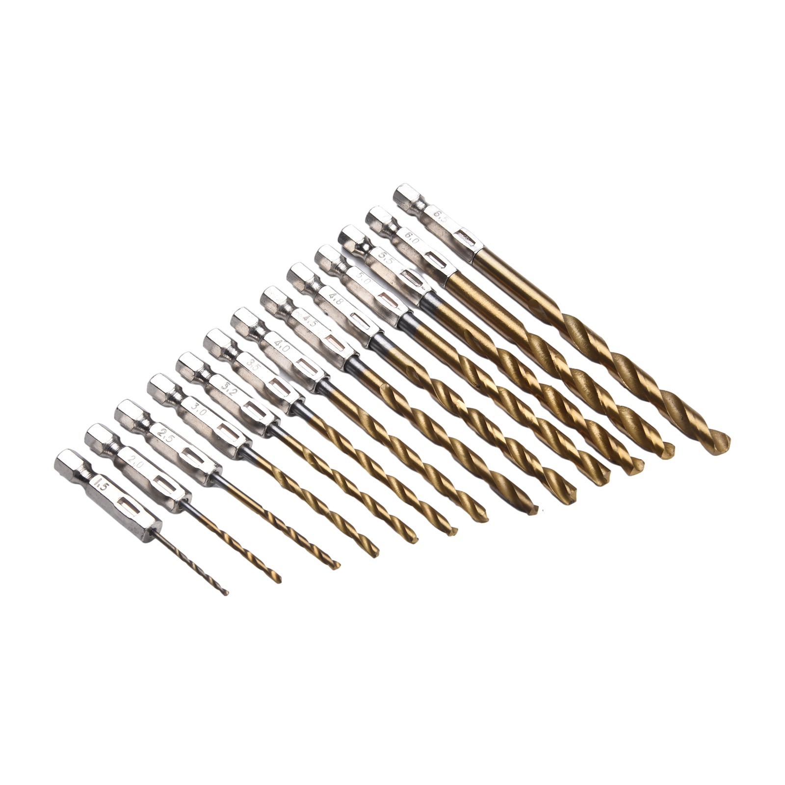 Woodworking Easy Projects - Essential 13 Piece HSS Coated Drill