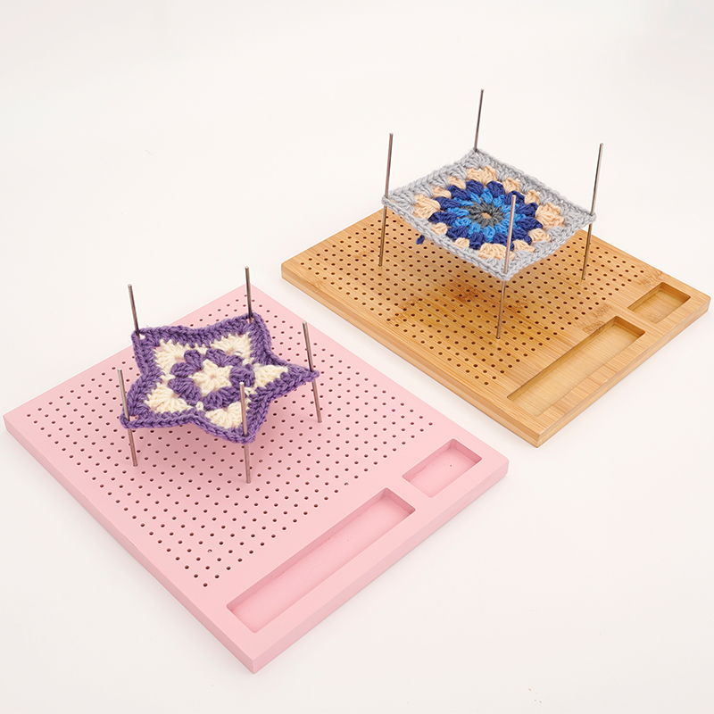 Crochet Blocking Board with St - Woodworking Crafts 评论和价格