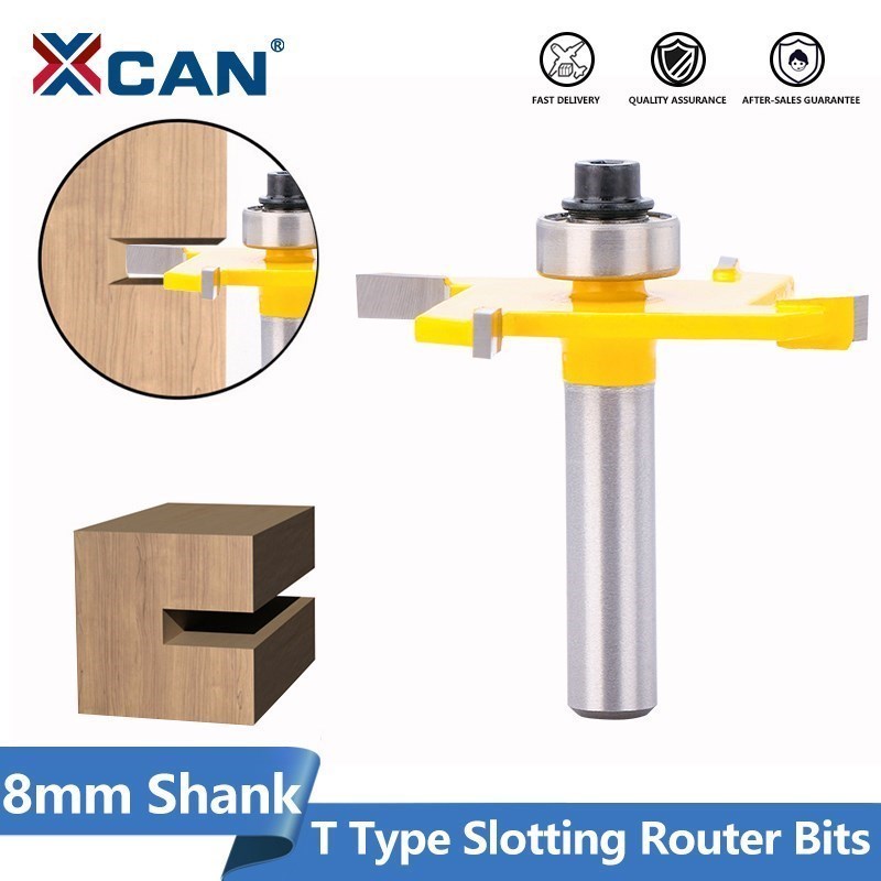 XCAN Router Bits T Type Slotti - Woodworking Rabbet 评论和价格