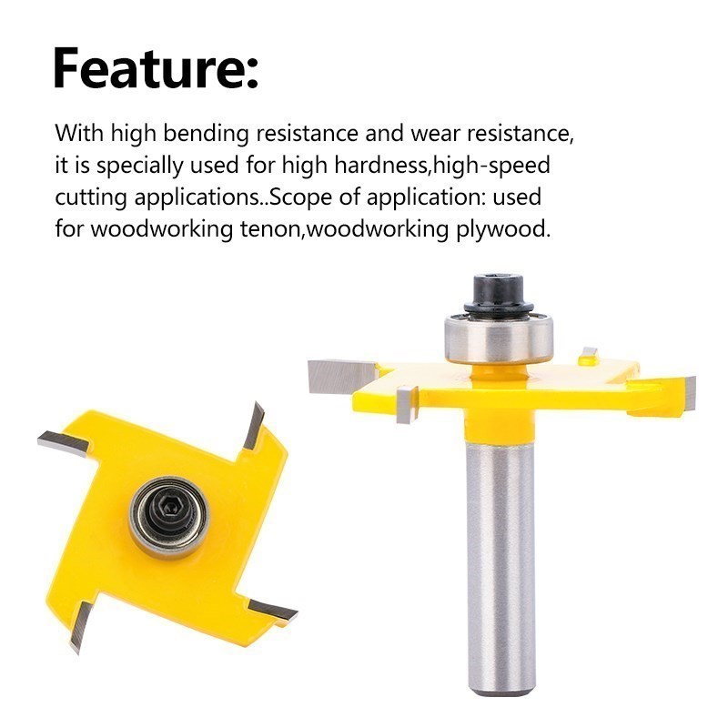XCAN Router Bits T Type Slotti - Woodworking Rabbet 评论和价格