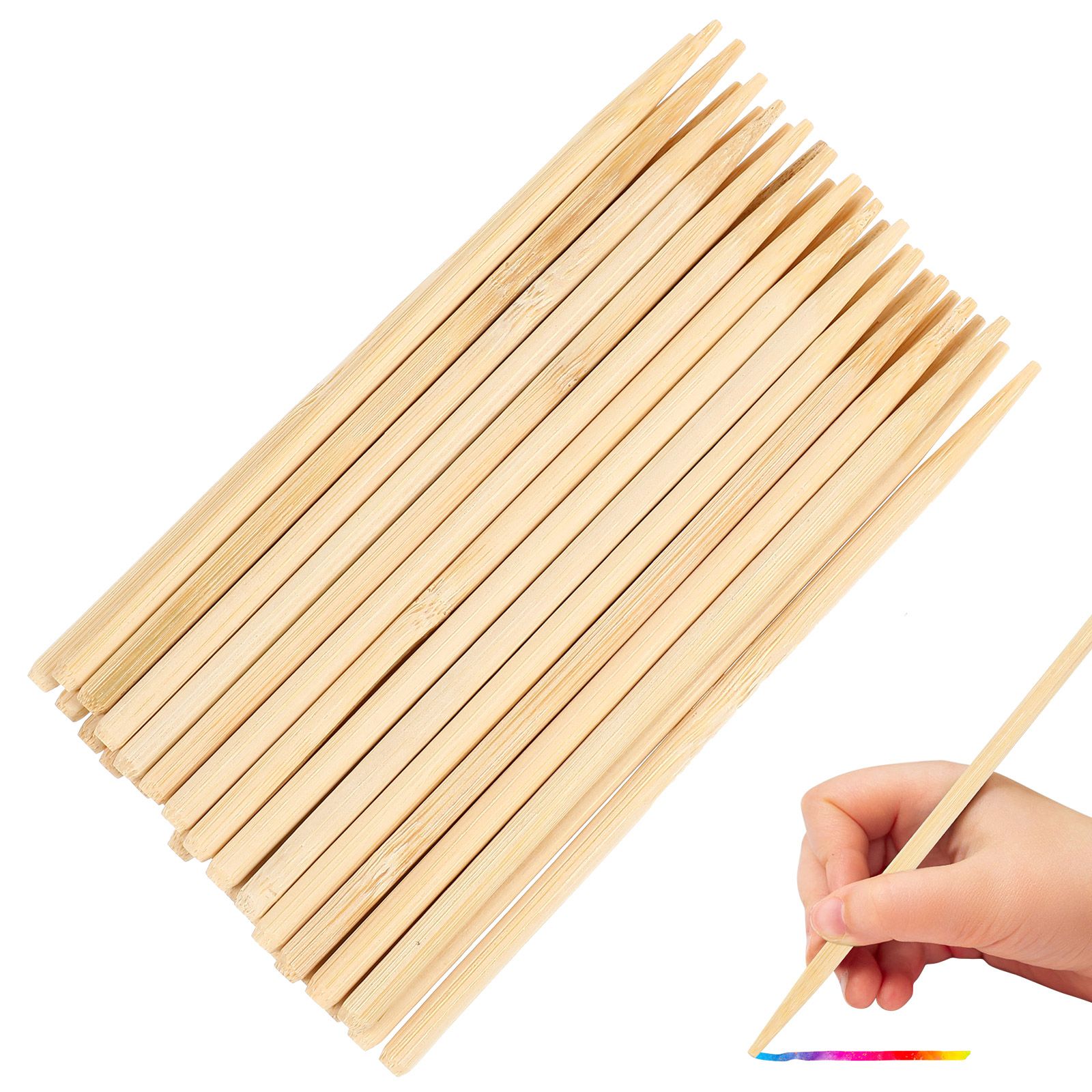 30pcs Scratch Bamboo Pens Wax  - Woodworking Crafts 评论和价格