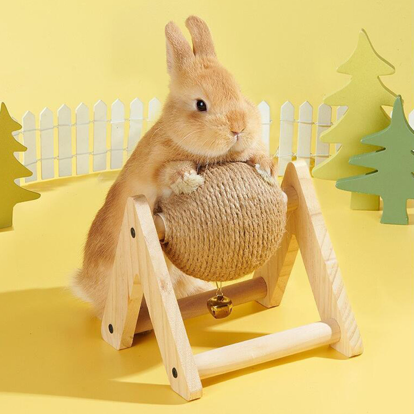Rabbit Toys Grinding Claw Ball - Woodworking Rabbet 评论和价格