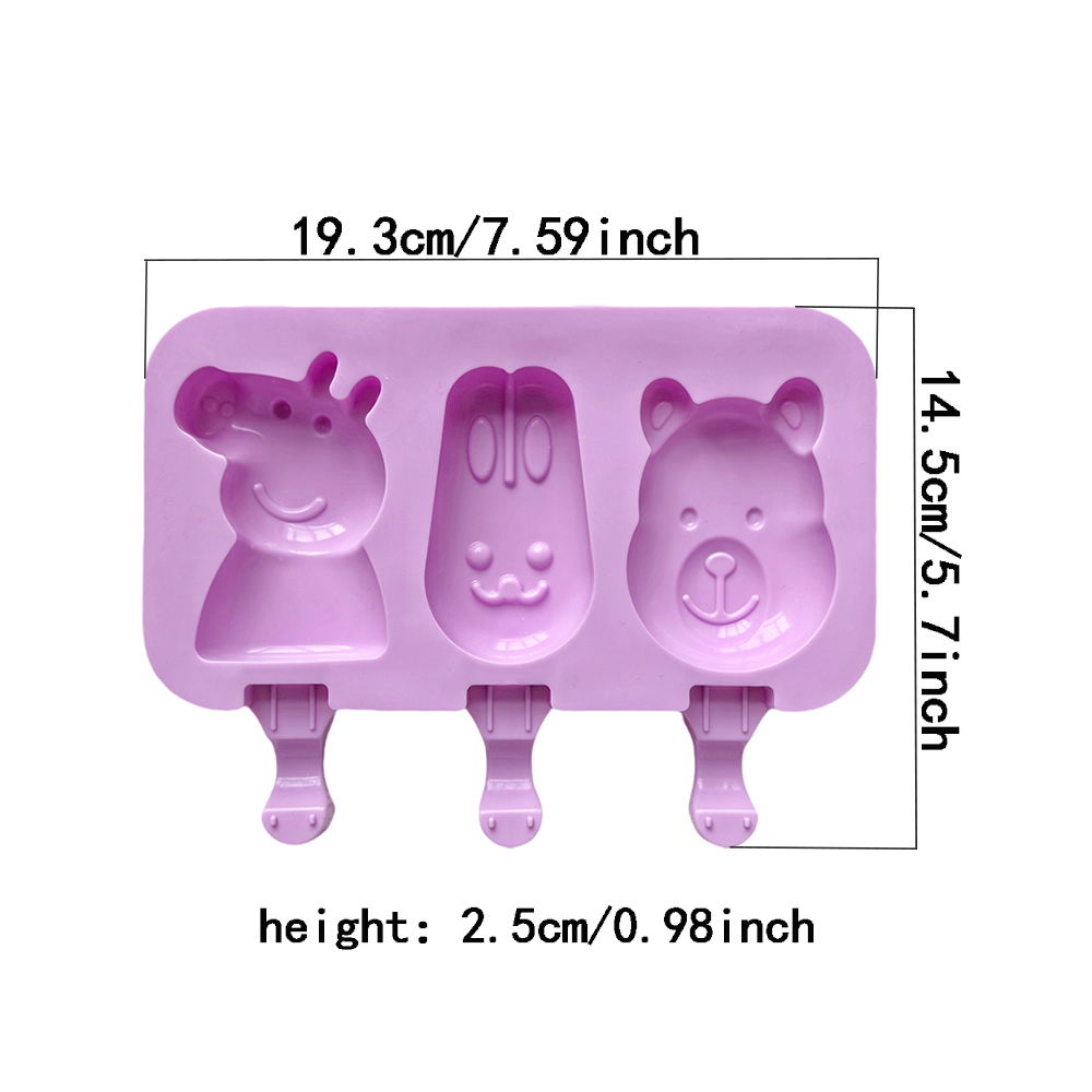 3-cavity pig rabbit bear shape - Woodworking Rabbet 评论和价格