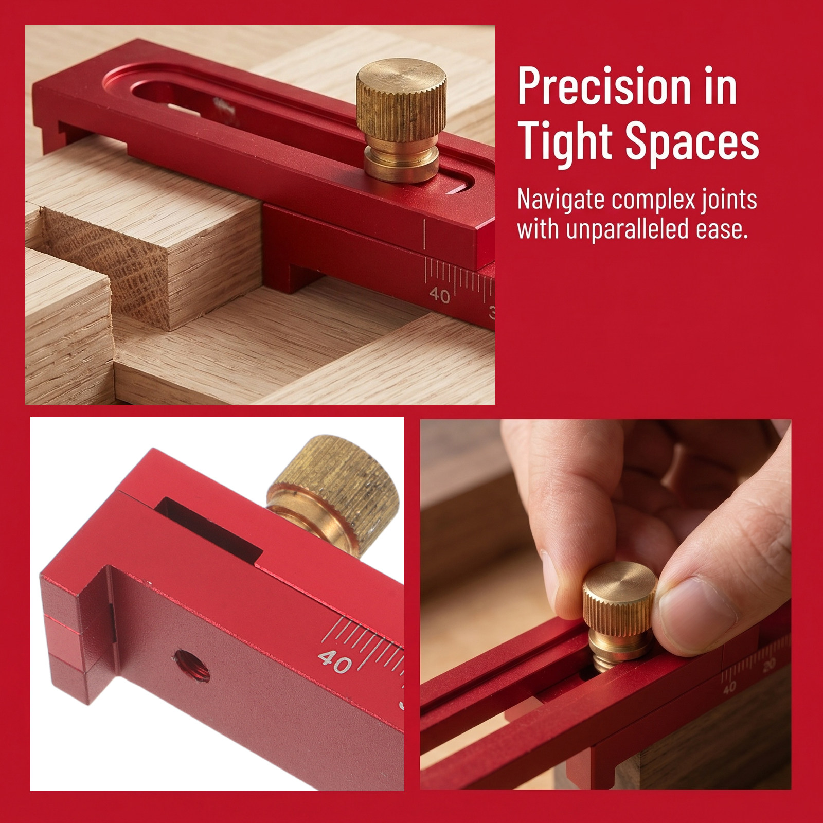Woodworking Measuring Ruler 5- - Woodworking Joint 评论和价格