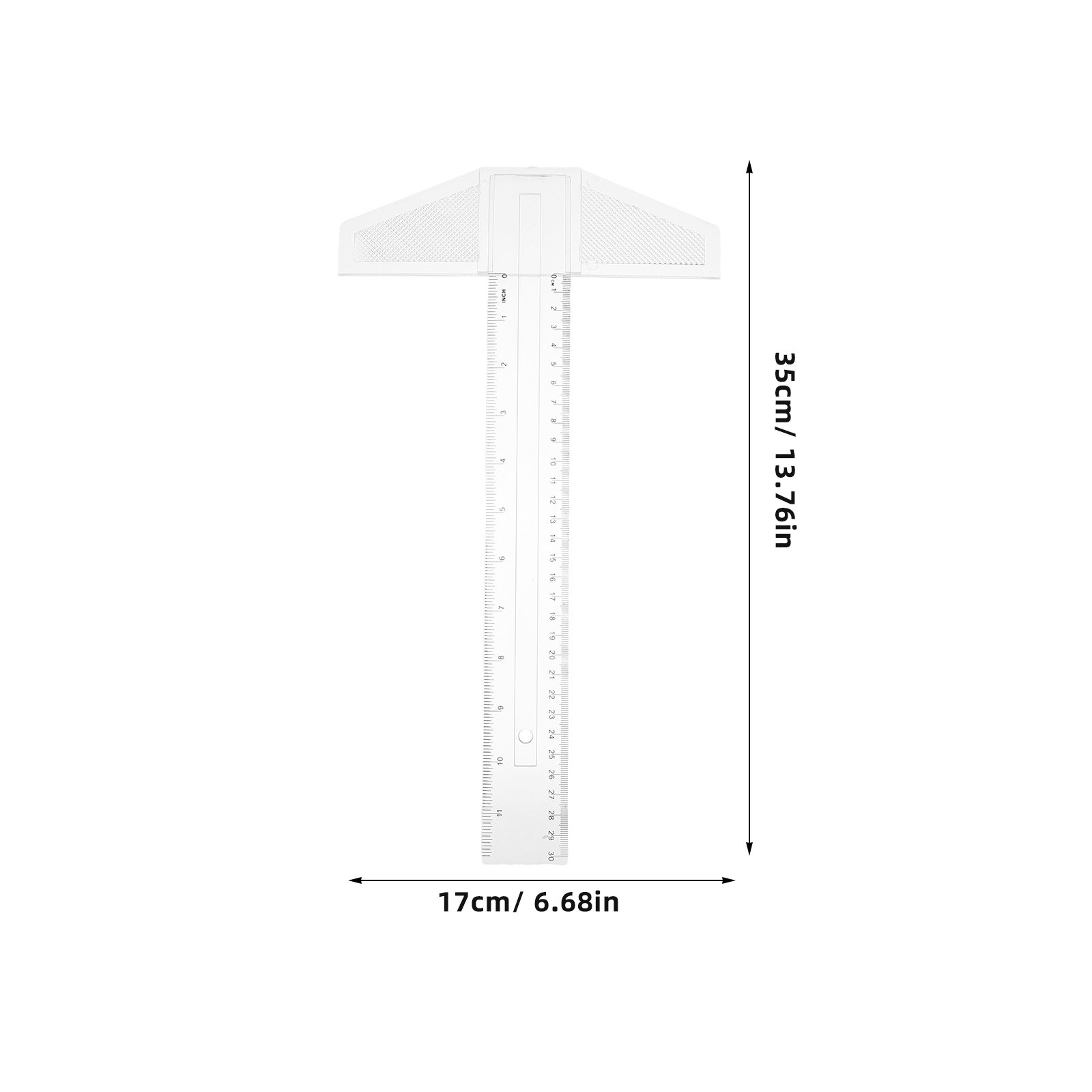 2Pcs T Measuring Ruler for Des - Woodworking Easy Projects 评论和价格