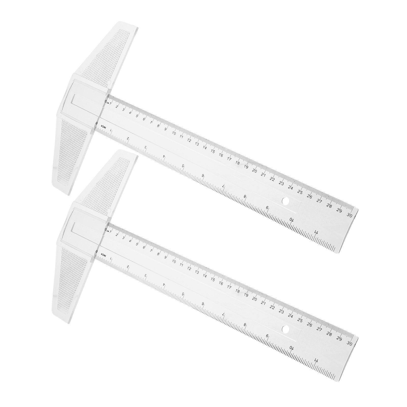 2Pcs T Measuring Ruler for Des - Woodworking Easy Projects 评论和价格