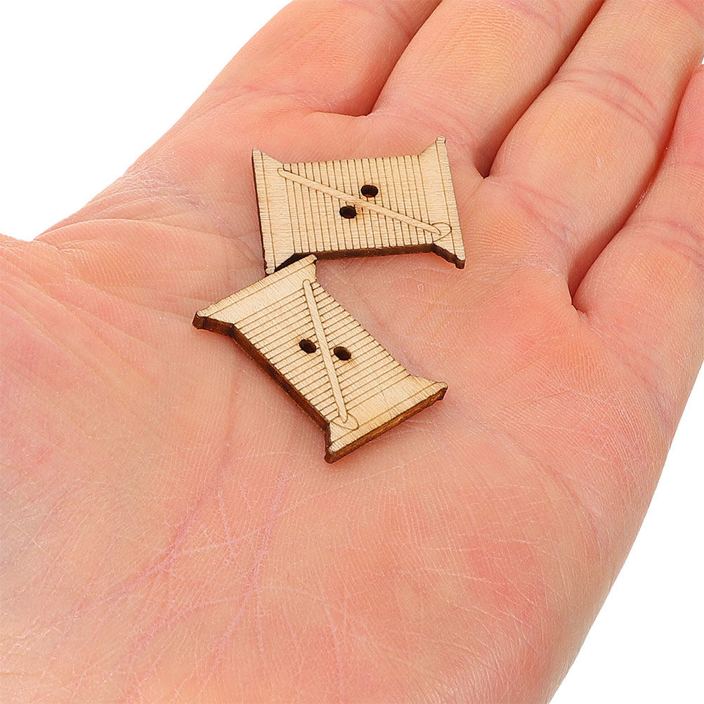 100Pcs Wooden Embroidery Floss - Woodworking Crafts 评论和价格