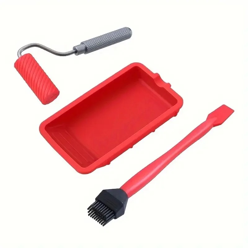 Tray brush glue tool silicone  - Woodworking Glue Roller 评论和价格