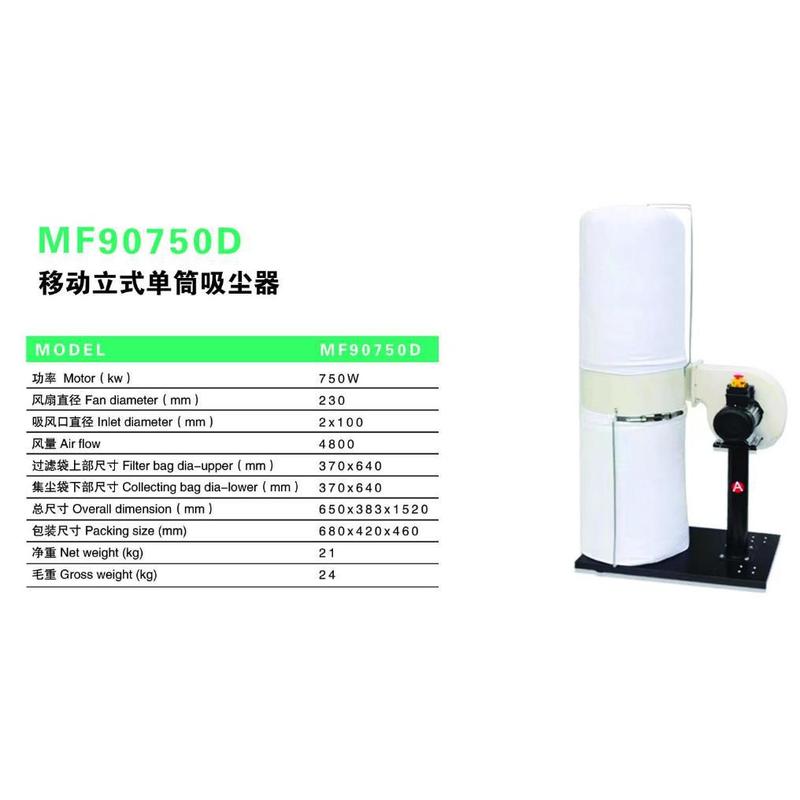 750W Portable Bag Cyclone Dust - Woodworking Unlimited 评论和价格