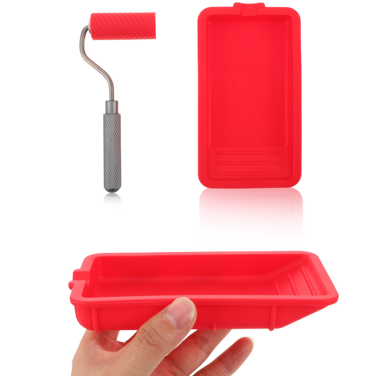 1 Set Non-stick Silicone Glue  - Woodworking Glue Roller 评论和价格