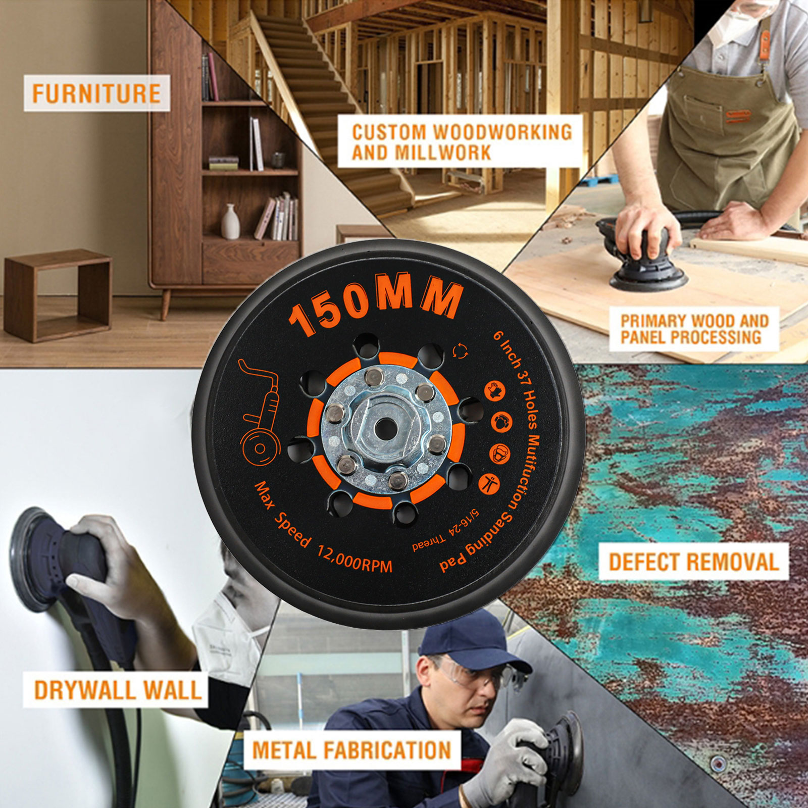 For DIY Projects Backing Pad O - Woodworking Easy Projects 评论和价格