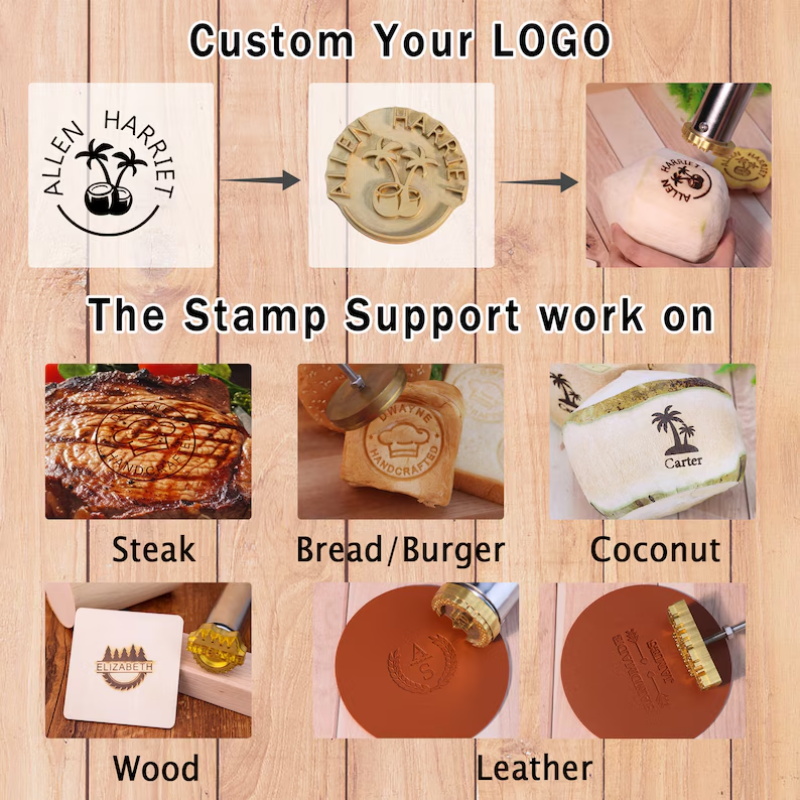 Custom Wood Branding Iron for  - Woodworking Logo Design 评论和价格