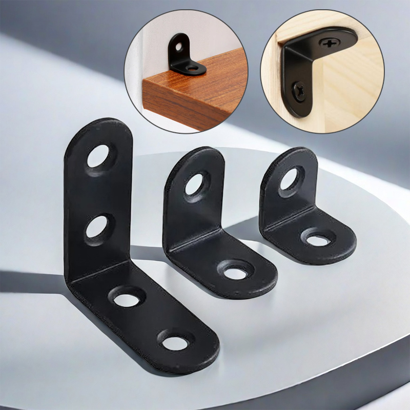 12Pcs L Bracket Straight Angle - Woodworking Joint 评论和价格