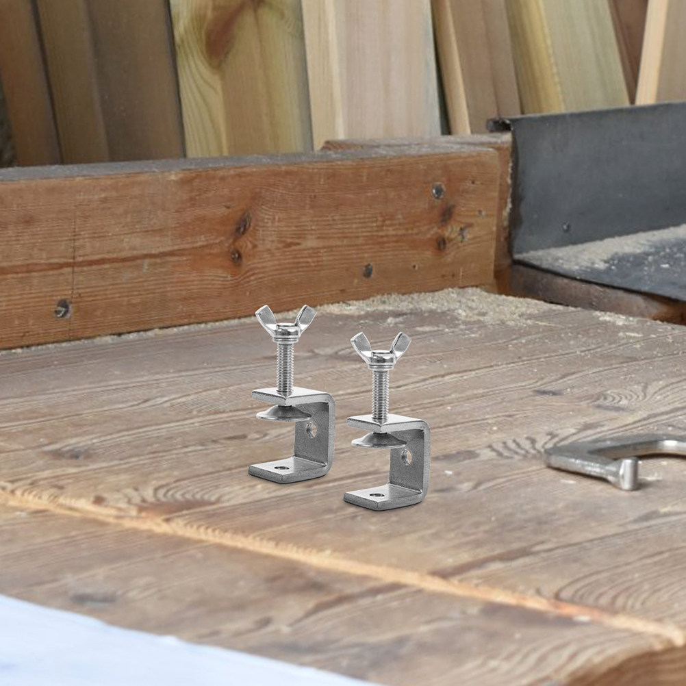 4Pcs Heavy Duty Mini Stainless - Woodworking Crafts 评论和价格