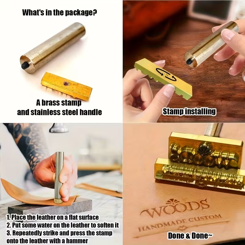 M8 Custom Branding Iron Stamp  - Woodworking Logo Design 评论和价格
