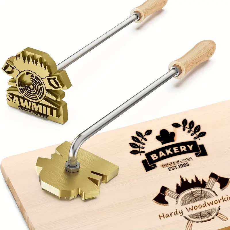 M8 Custom Branding Iron Stamp  - Woodworking Logo Design 评论和价格
