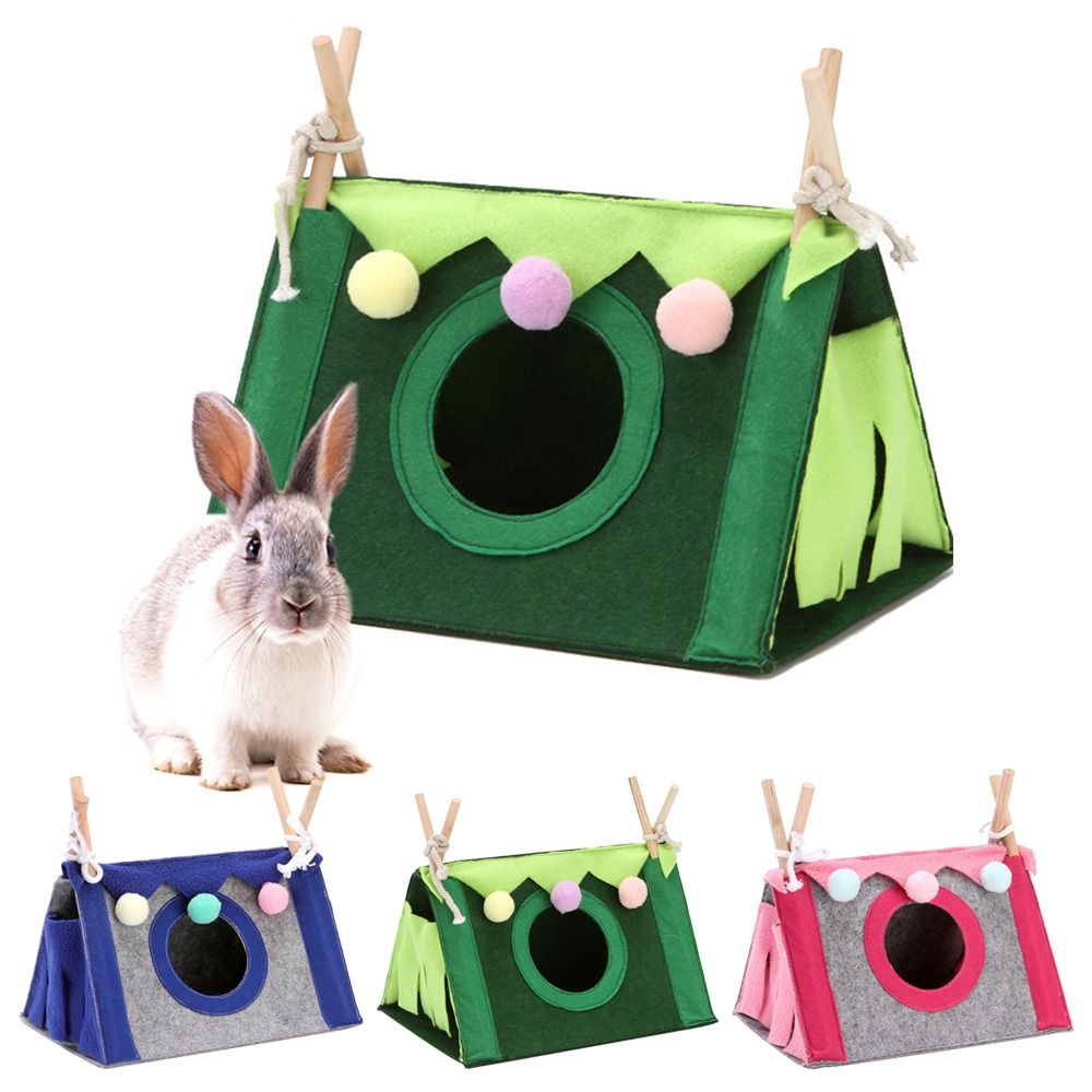 Felt Tent Hideout Cage Animal  - Woodworking Rabbet 评论和价格