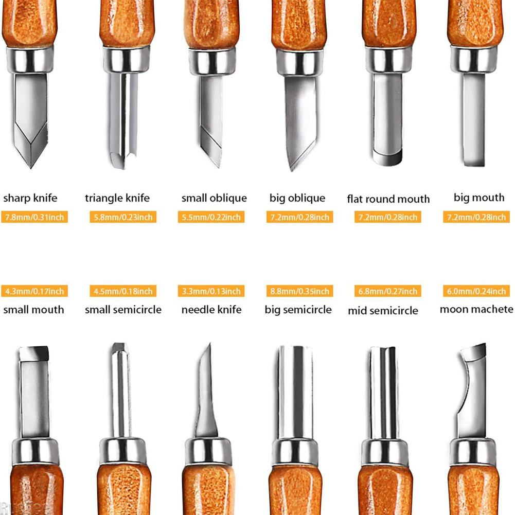 12Pcs SK2 Woodworking Carving  - Woodworking Crafts 评论和价格