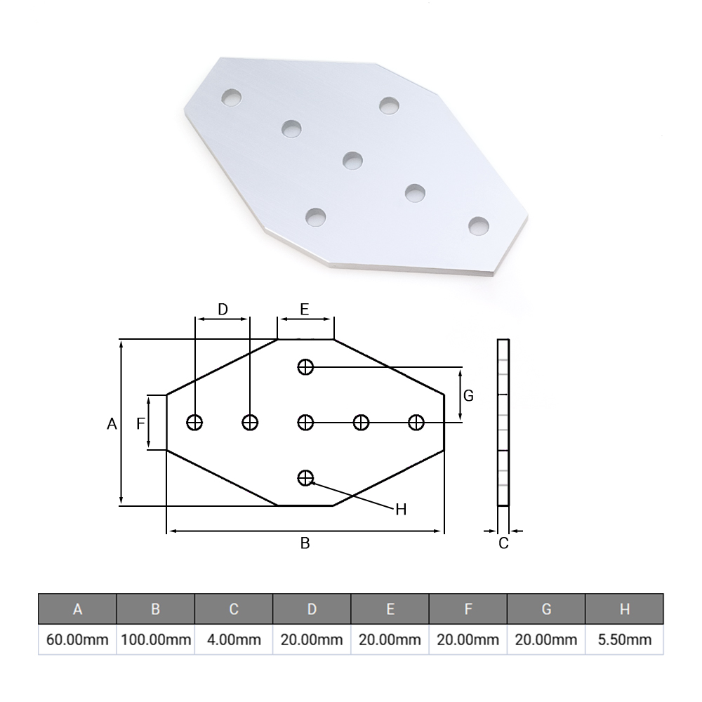 Openbuilds 7 Hole Cross Joinin - Woodworking Joint 评论和价格